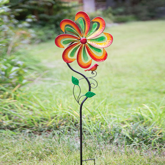Colorful Daisy Wind Spinner
