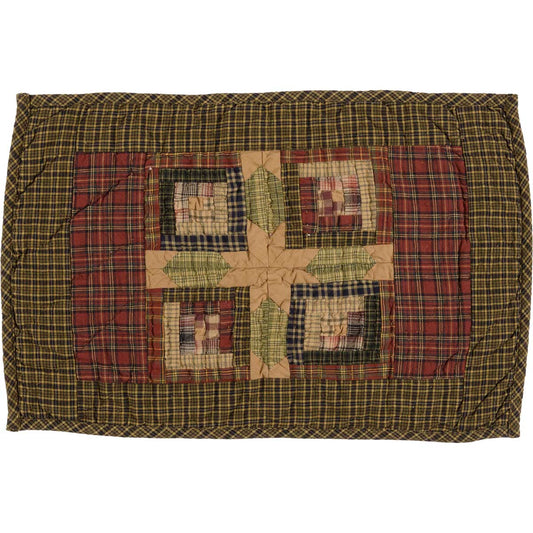 Tea Cabin Placemat Quilted Set of 6 12x18