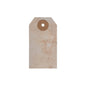 Primitive Star Tea Stained Paper Tag Burgundy 2.75x1.5 w/ Twine Set of 50