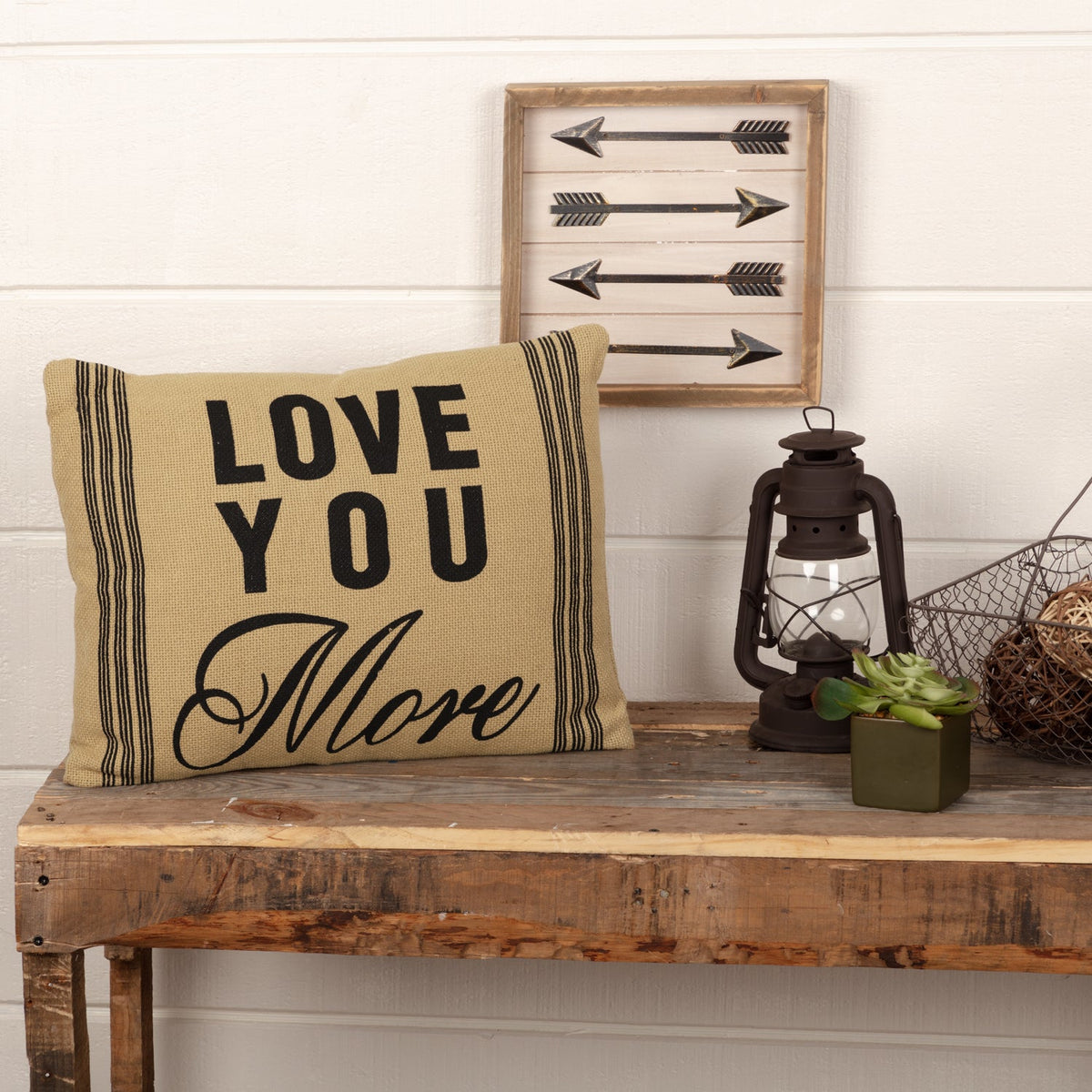 Love You More Pillow