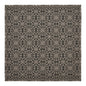 Custom House Black Tan Jacquard Table Topper 20x20