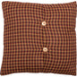 Patriotic Patch Fabric Pillow 16x16