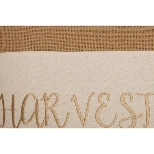 Harvest Time Fall Autumn Decorative Throw Pillow 14x18 Inch