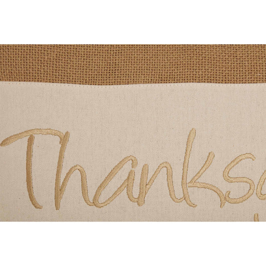 Thanksgiving Autumn Harvest Decorative Lumbar Pillow 14x18 Fall Seasonal Home Accent