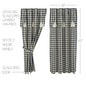 My Country Short Panel with Attached Scalloped Layered Valance Set of 2 63x36