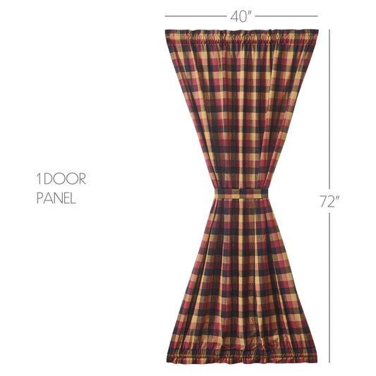 Heritage Farms Primitive Check Door Panel 72x40
