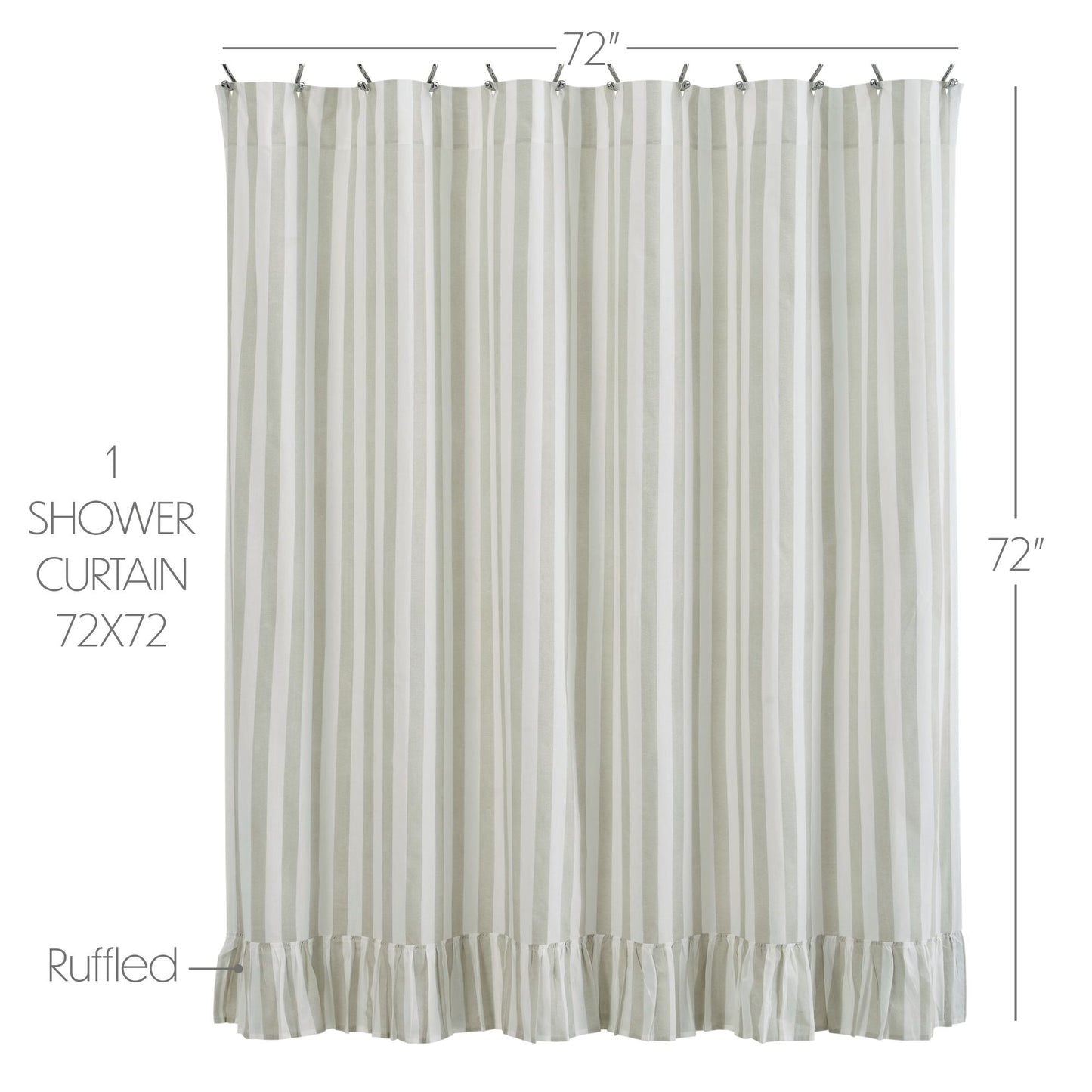 Finders Keepers Shower Curtain 72x72