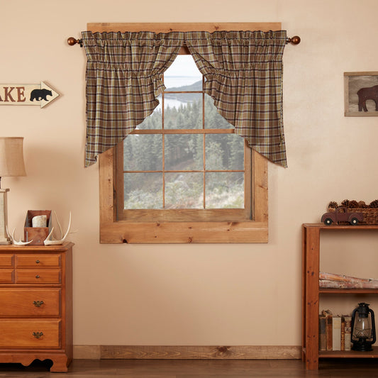 Wyatt Prairie Swag Set of 2 36x36x18