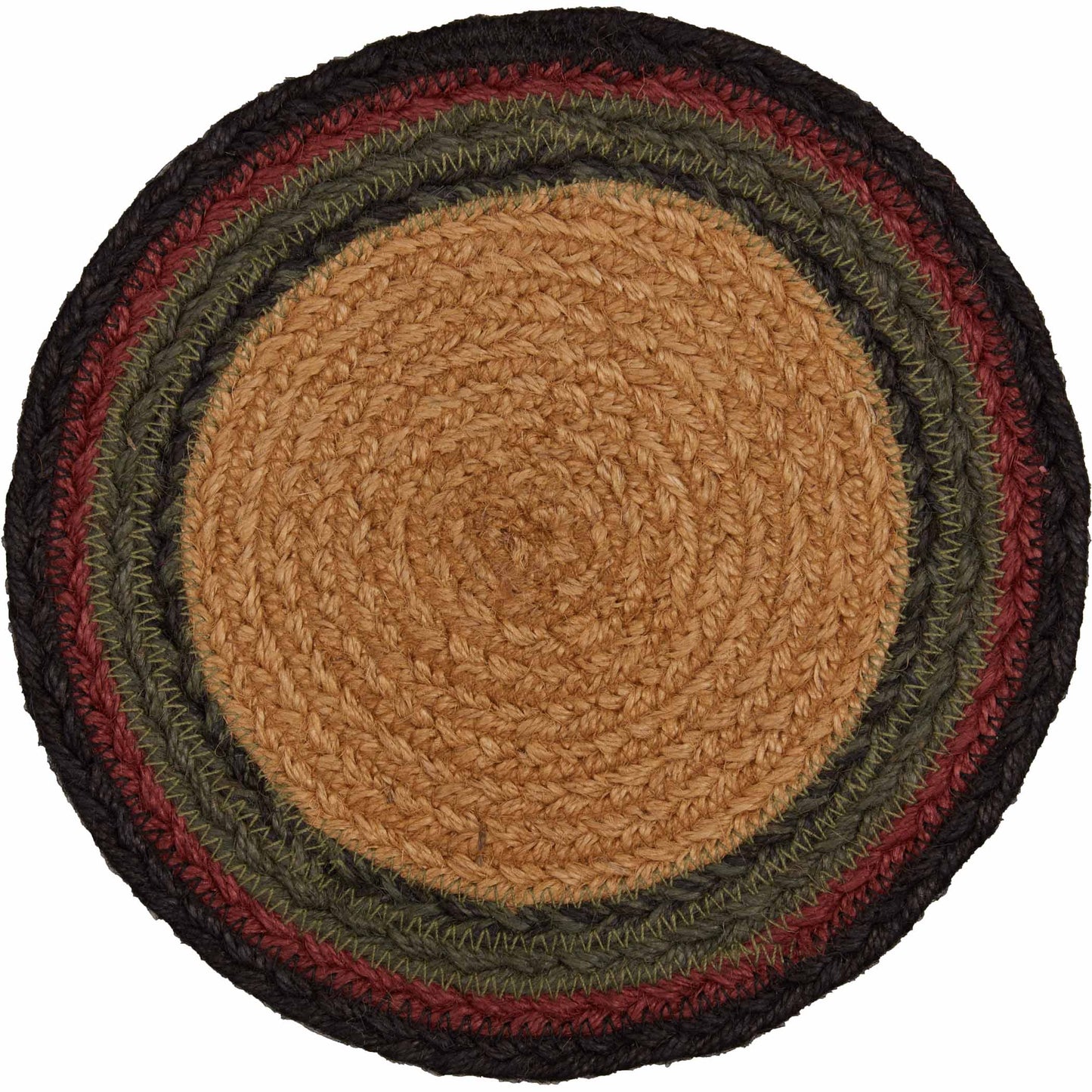 Wyatt Stenciled Bear Jute Trivet 8