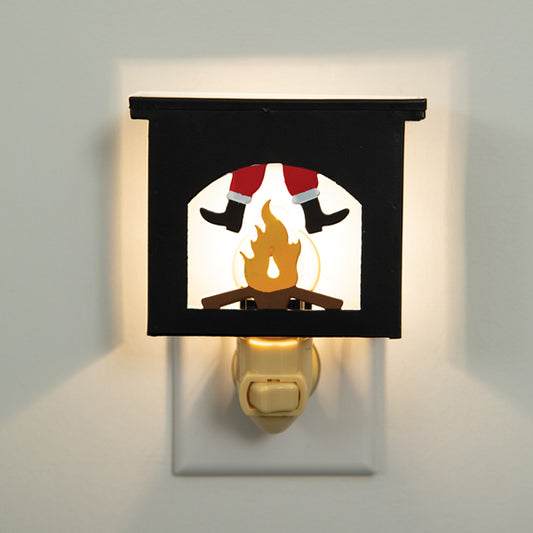 Santa In The Chimney Night Light - Min of 4