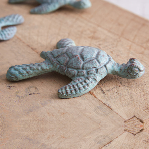 Decorative Verdigris Sea Turtle - Min of 4