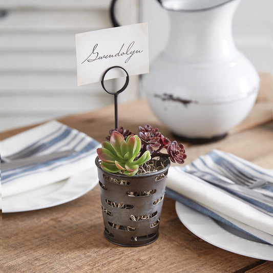 Olive Bin Place Card Holder - Min of 4