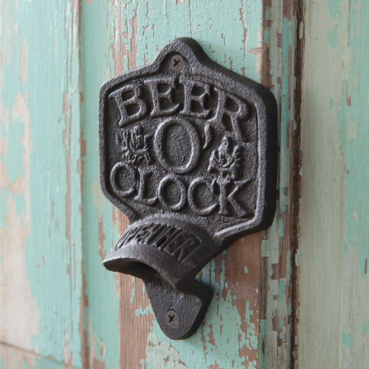 Beer O' Clock Wall Mounted Bottle Opener - Min of 2