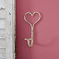 Aged Cast Iron Heart Hook - Min of 4