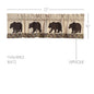 Wyatt Bear Valance 16x72