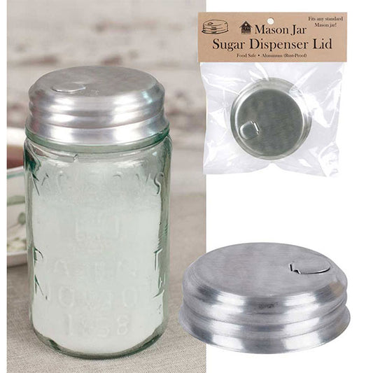 Mason Jar Sugar Pourer Lid - Min of 6