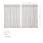 Annie Buffalo Grey Check Tier Set of 2 L36xW36