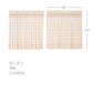 Annie Buffalo Tan Check Tier Set of 2 L24xW36