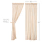 Annie Buffalo Tan Check Panel Set of 2 84x40