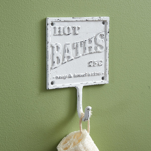 Hot Baths Cast Iron Hook - Min of 2
