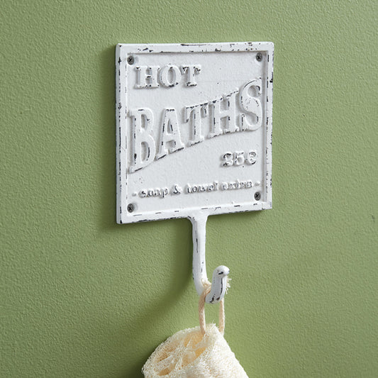 Hot Baths Cast Iron Hook - Min of 2