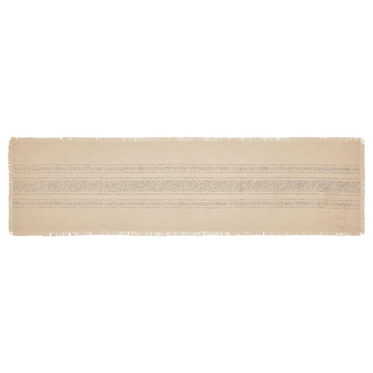 Yuletide Burlap Red Stripe Runner 12x48