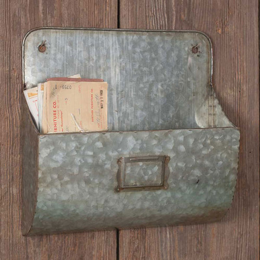 Galvanized Wall Pocket - Min of 2
