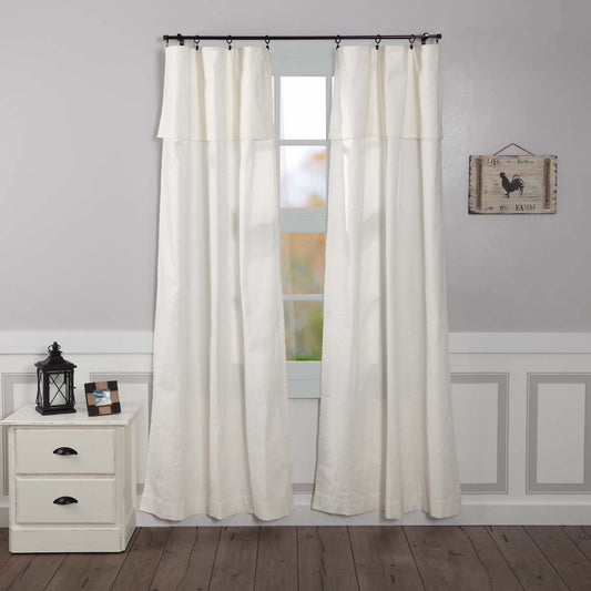 Silo Hill Panel with Attached Valance Set of 2 84Lx40W