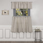 Market Place Gray Ticking Stripe Tier Set of 2 36Lx36W
