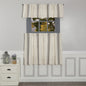 Market Place Gray Grain Sack Stripe Tier Set of 2 36Lx36W