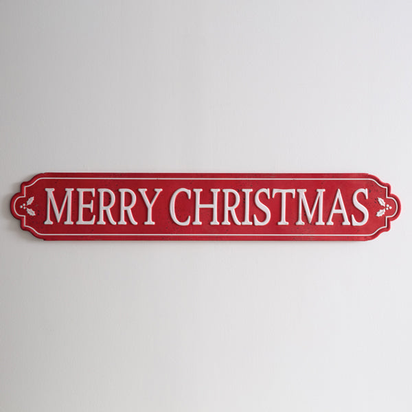 Merry Christmas Street Sign