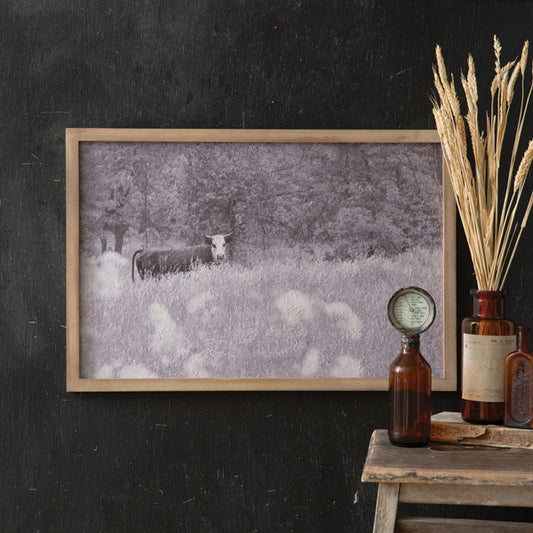 Bull in Pasture Wall Art
