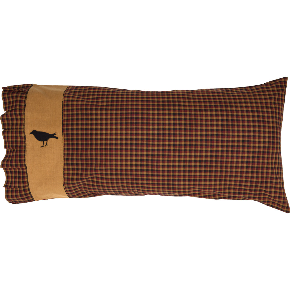 Heritage Farms Crow King Pillow Case Set of 2 21x40