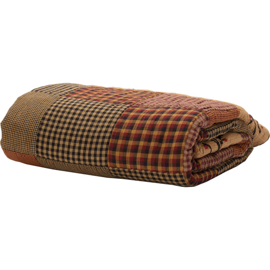 Heritage Farms Applique Crow and Star Quilted Throw 50x60