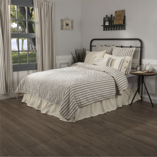 Market Place Gray Luxury King Quilt 105Lx120W