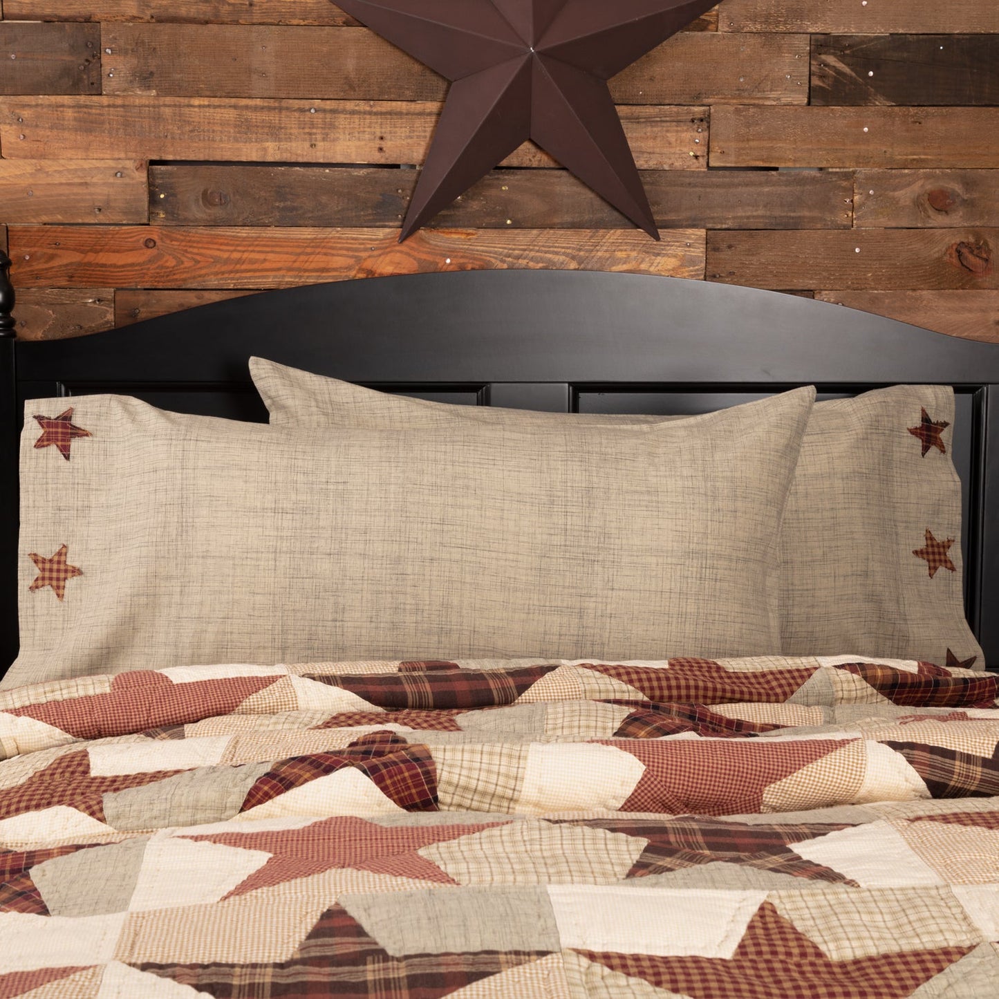 Abilene Star King Pillow Case Set of 2