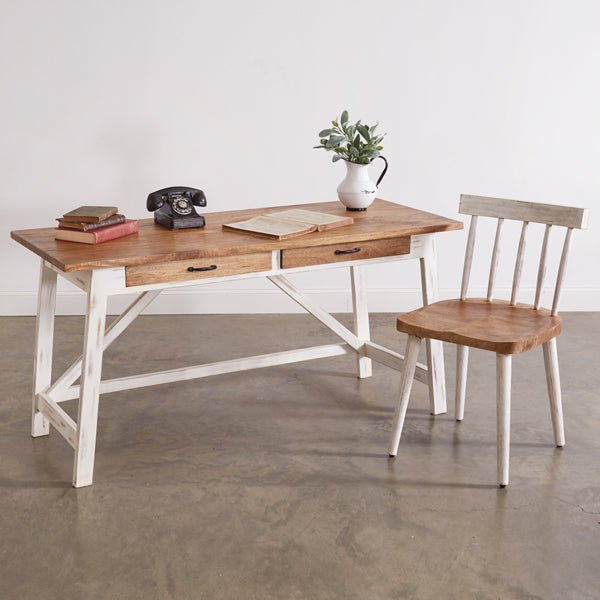 Farmhouse Desk with Matching Chair