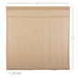 Burlap Vintage Shower Curtain 72x72