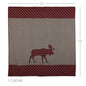 Cumberland Moose Applique Shower Curtain 72x72