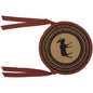 Cumberland Moose Applique Jute Chair Pad 15 inch Diameter Set of 6