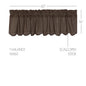 Kettle Grove Plaid Valance Scalloped 16x60