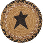Kettle Grove Jute Coaster Stencil Star Set of 6