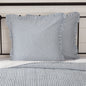 Sawyer Mill Blue Ticking Stripe Fabric Euro Sham 26x26