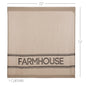 Sawyer Mill Charcoal Farmhouse Shower Curtain 72x72