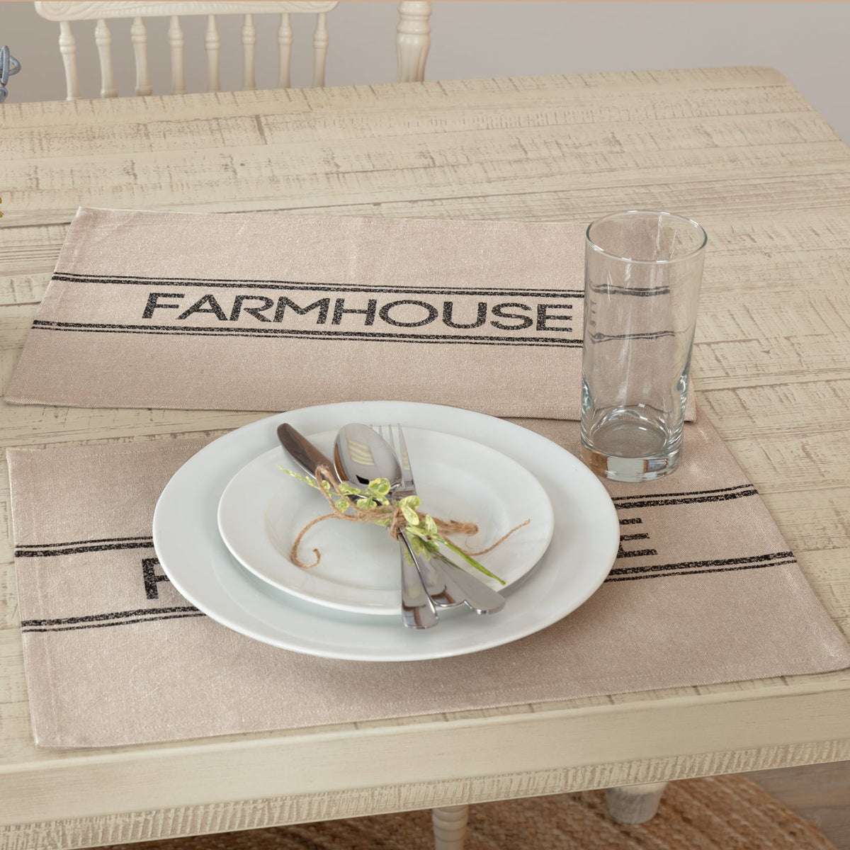 Sawyer Mill Charcoal Farmhouse Placemat Set of 6