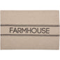 Sawyer Mill Charcoal Farmhouse Placemat Set of 6 12x18