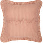 Sawyer Mill Red Ticking Stripe Fabric Euro Sham 26x26