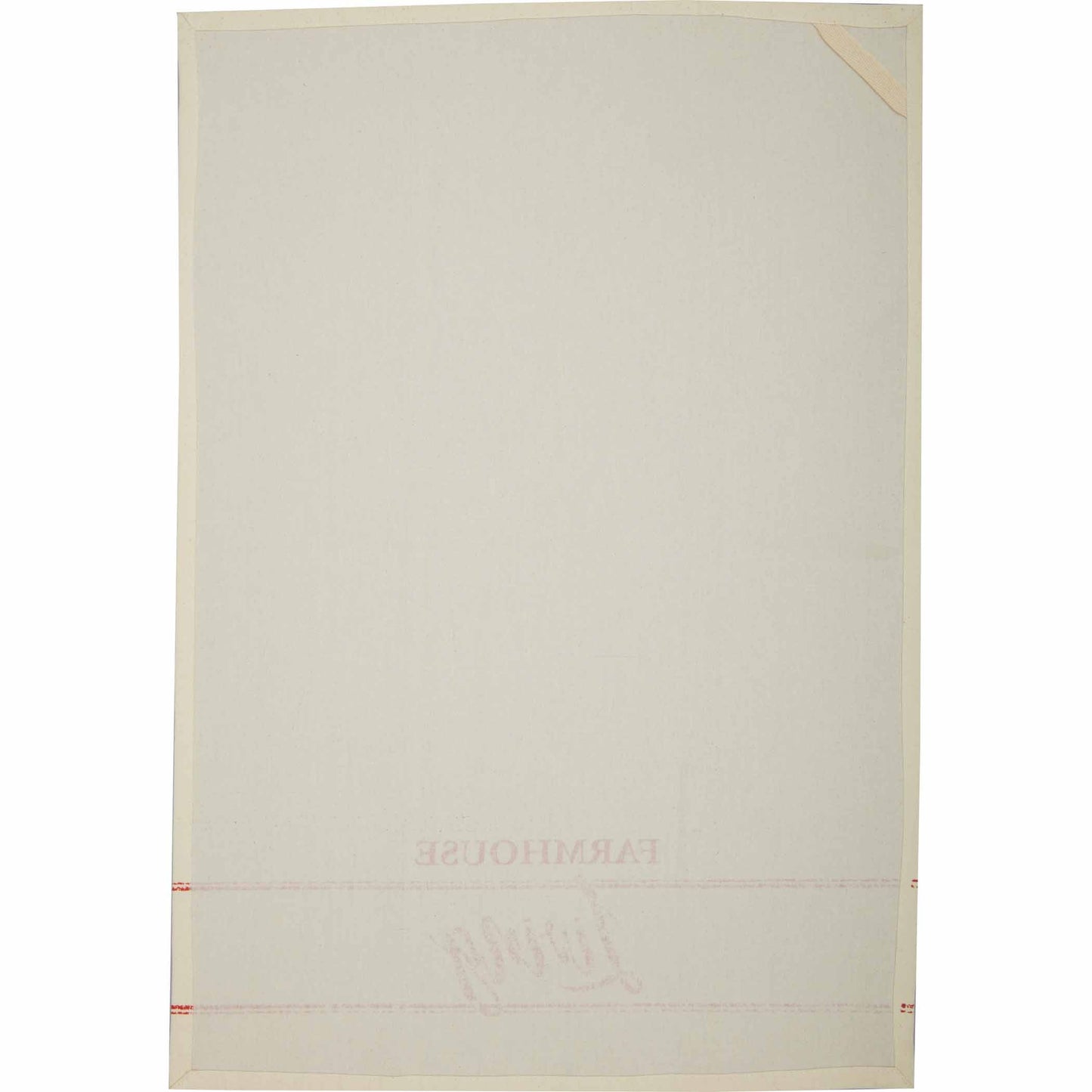 Sawyer Mill Red Farmhouse Living Muslin Unbleached Natural Tea Towel 19x28