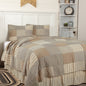 Sawyer Mill Charcoal Twin Quilt Set; 1-Quilt 68Wx86L w/1 Sham 21x27