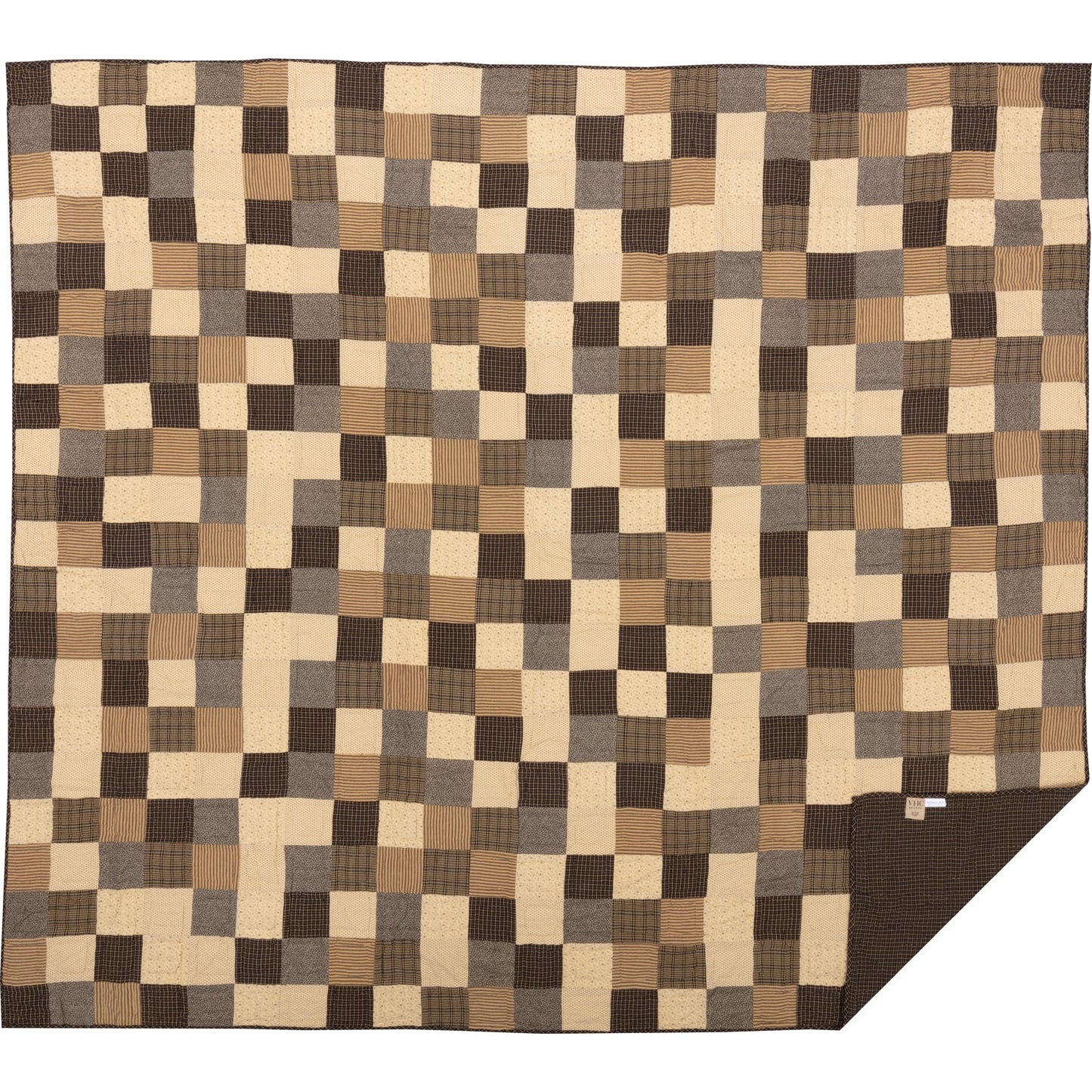 Kettle Grove King Quilt Set; 1-Quilt 110Wx97L w/2 Shams 21x37